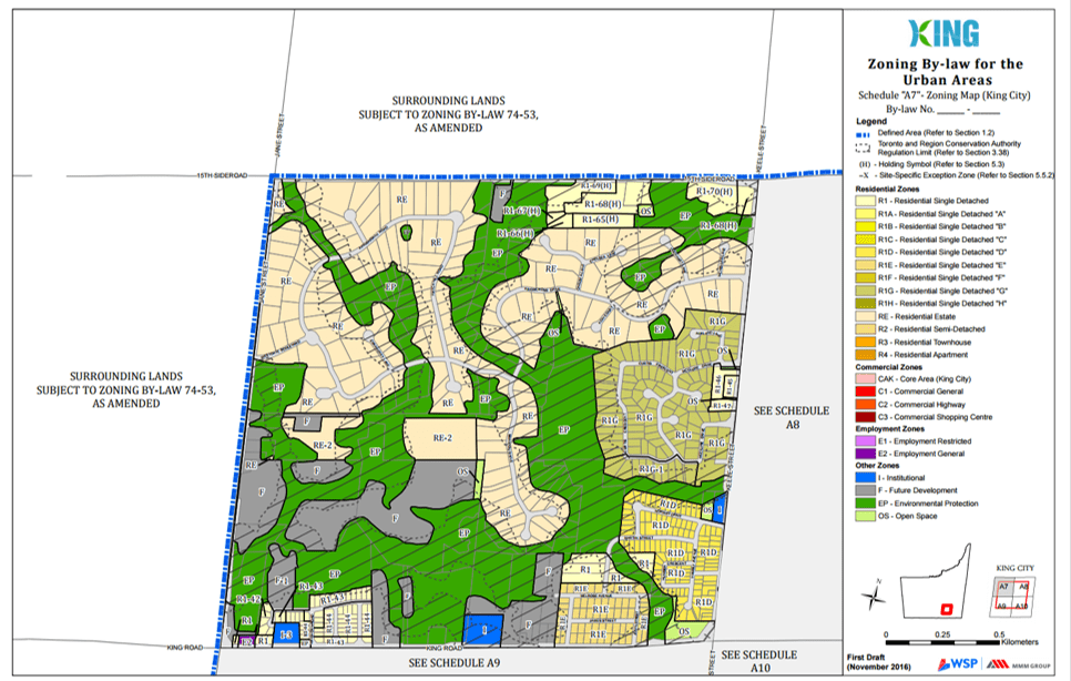 Zoning Township Of King